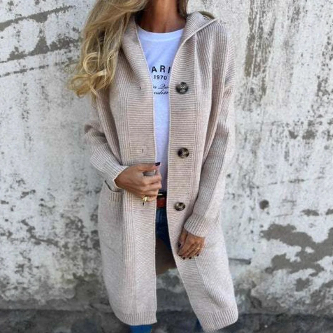 Новый цветной вязаный кардиган с капюшоном, женский длинный све, повседневный свободный крой, цветная зимняя верхняя одежда, женское пальто
Новый цветной вязаный кардиган с капюшоном, женский длинный све, повседневный свободный крой, цветная зимняя верхняя одежда, женское пальто