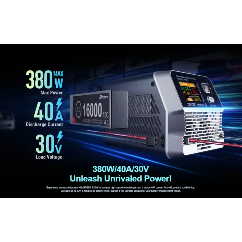 SKYRC BD380 40A 380W Battery Discharger&Analyzer Checker Four Modes Battery Discharger for RC Car T1000 D200neo Charger Parts
SKYRC BD380 40A 380W Battery Discharger&Analyzer Checker Four Modes Battery Discharger for RC Car T1000 D200neo Charger Parts
