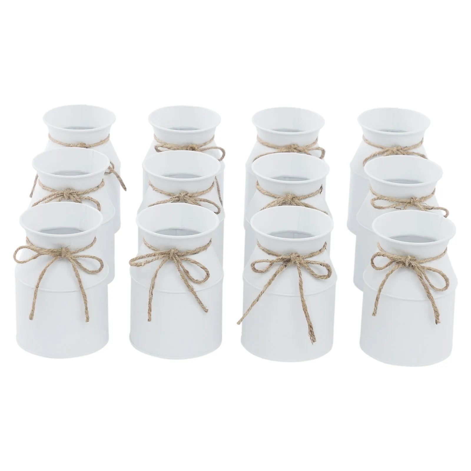 12 шт. деревенские оцинкованные железные вазы в форме молочной банки, лук из пеньковой веревки, 3,75x5,12 дюйма, настольный декор для свадьбы/вечеринки/дома
12 шт. деревенские оцинкованные железные вазы в форме молочной банки, лук из пеньковой веревки, 3,75x5,12 дюйма, настольный декор для свадьбы/вечеринки/дома