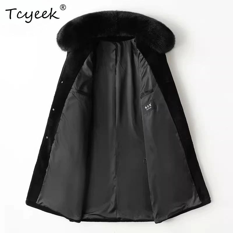 Tcyeek 100% Wool Coat Men Winter Clothes Fashion Sheep Shearling Jacket Man Warm Fox Fur Collar Mens Coats 2026 Куртка Мужская
Tcyeek 100% Wool Coat Men Winter Clothes Fashion Sheep Shearling Jacket Man Warm Fox Fur Collar Mens Coats 2026 Куртка Мужская