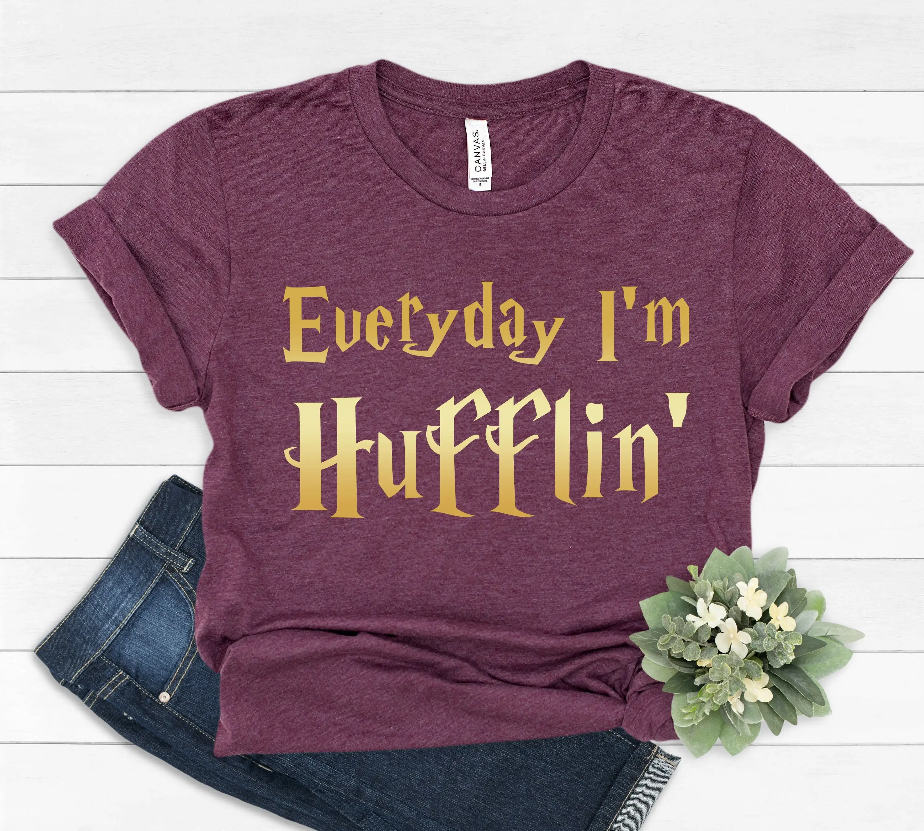 Everyday I m Hufflin T Shirt Movie Lover Family Vacation Funny Wizard Birthday for Mom Christmas
Everyday I m Hufflin T Shirt Movie Lover Family Vacation Funny Wizard Birthday for Mom Christmas