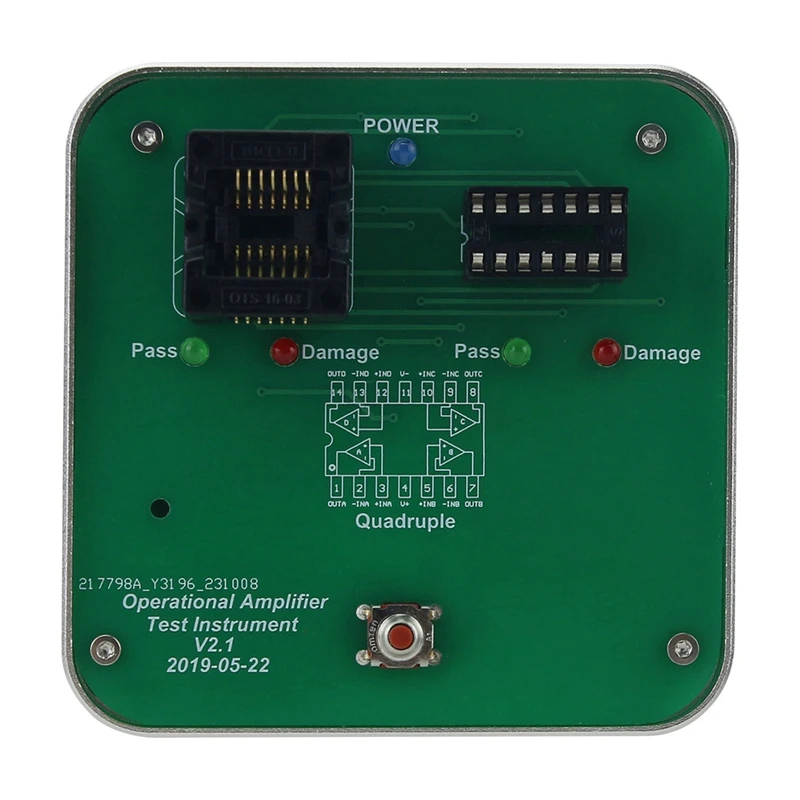 OAT-100 4-канальный тестер операционного усилителя, прибор для тестирования высокого операционного усилителя для электронных профессионалов-A12I
OAT-100 4-канальный тестер операционного усилителя, прибор для тестирования высокого операционного усилителя для электронных профессионалов-A12I