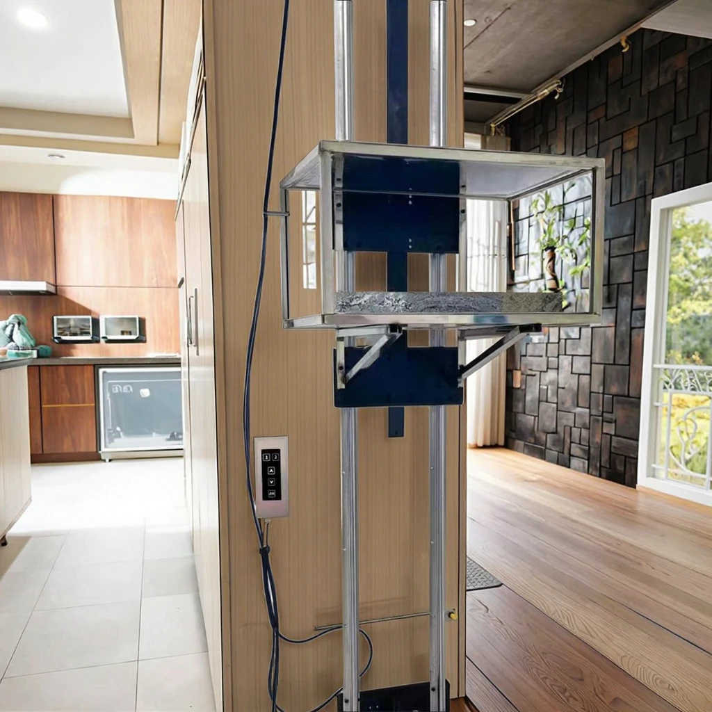 Electric Indoor Outdoor Dumbwaiter Lift Factory Price 100kg 200kg Small Kitchen Food Delivery Elevator for Restaurant
Electric Indoor Outdoor Dumbwaiter Lift Factory Price 100kg 200kg Small Kitchen Food Delivery Elevator for Restaurant