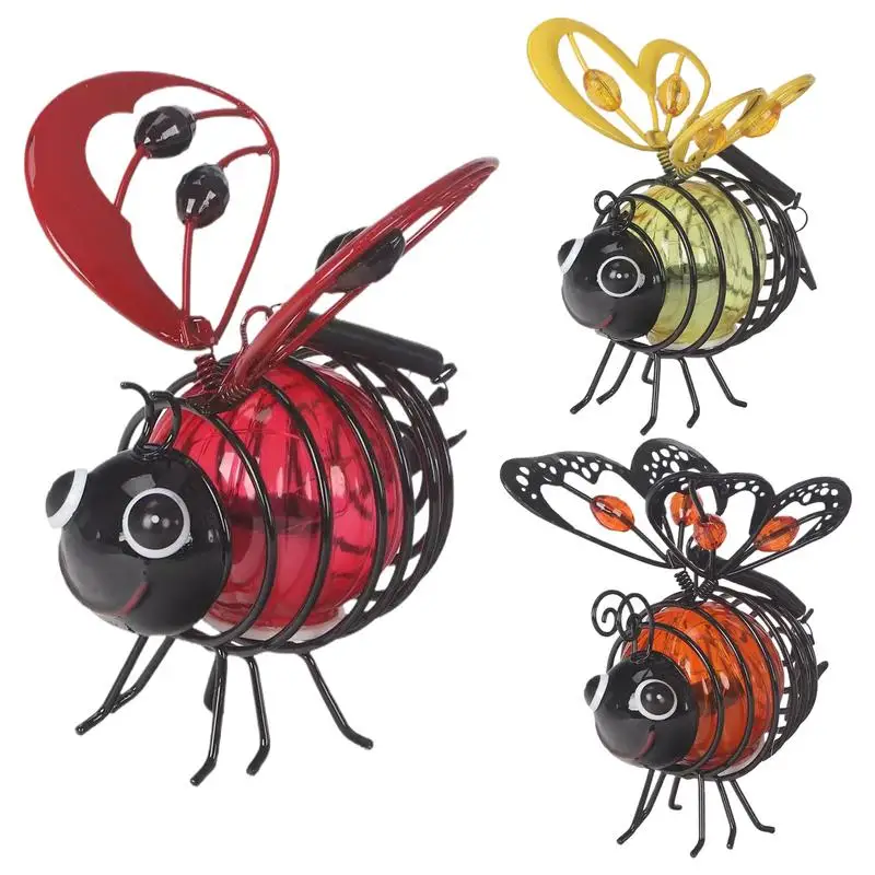 Solar Bee Lights Outdoor Animal Solar Garden Lights with Spring and Hook Metal LED Lighting for Garden Terraces Lawns Courtyards
Solar Bee Lights Outdoor Animal Solar Garden Lights with Spring and Hook Metal LED Lighting for Garden Terraces Lawns Courtyards
