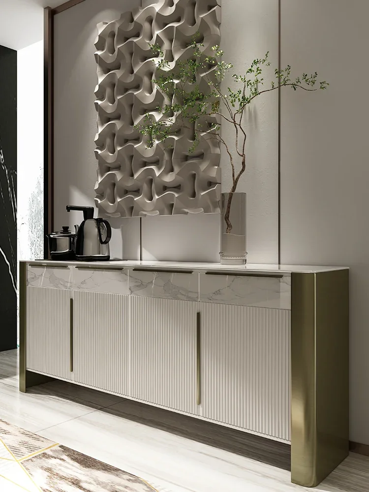 Multifunctional light luxury rock board dining cabinet with automatic water filling, tea water cabinet, lower water
Multifunctional light luxury rock board dining cabinet with automatic water filling, tea water cabinet, lower water