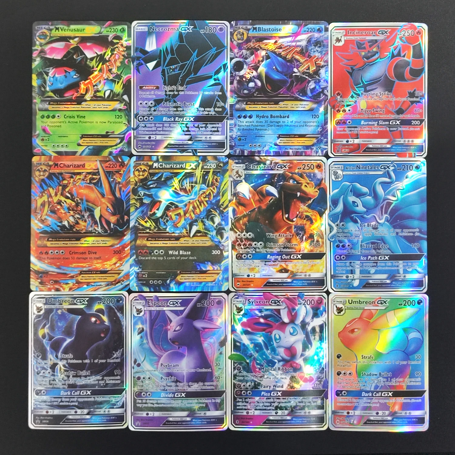 100Pcs/box Proxy PTCG M Gengar M Charizard Rayquaza Mewtwo EX Collection Anime Foil Cards Toy Gift
100Pcs/box Proxy PTCG M Gengar M Charizard Rayquaza Mewtwo EX Collection Anime Foil Cards Toy Gift