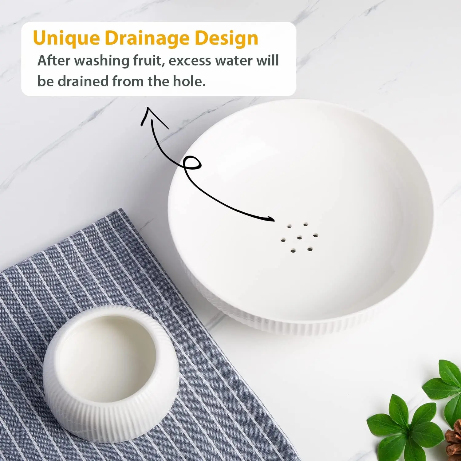 Fruit Bowl with Draining Holes,Fruit Basket with Multifunctional Removable Pedestal, Decorative Fruit Bowl for Table Countertop
Fruit Bowl with Draining Holes,Fruit Basket with Multifunctional Removable Pedestal, Decorative Fruit Bowl for Table Countertop