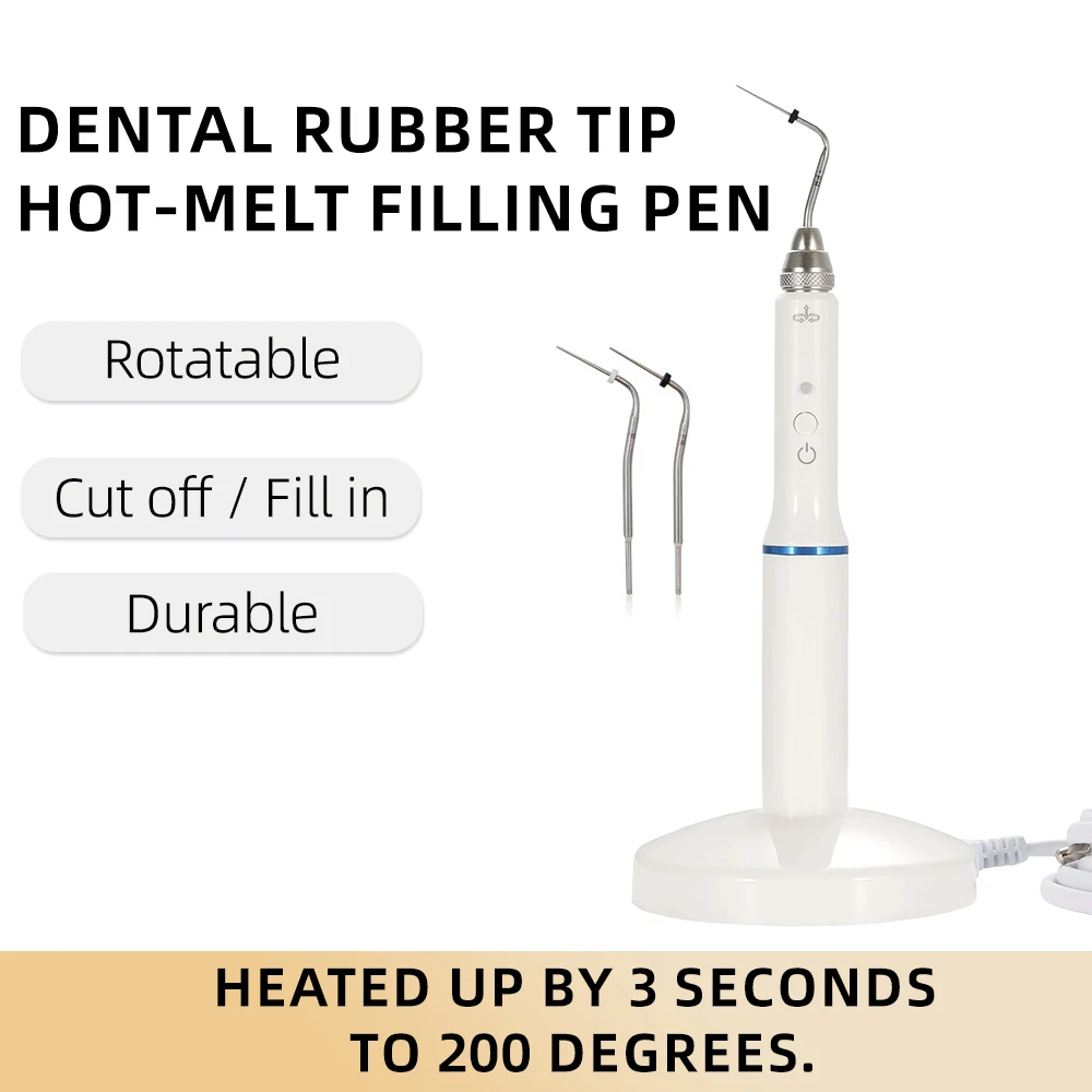 Dental Root Canal Hot Melt Filling Pen Gutta Percha Obturation Heated Pen Endo Cutter Heating Pen for Dental Clinic Use
Dental Root Canal Hot Melt Filling Pen Gutta Percha Obturation Heated Pen Endo Cutter Heating Pen for Dental Clinic Use