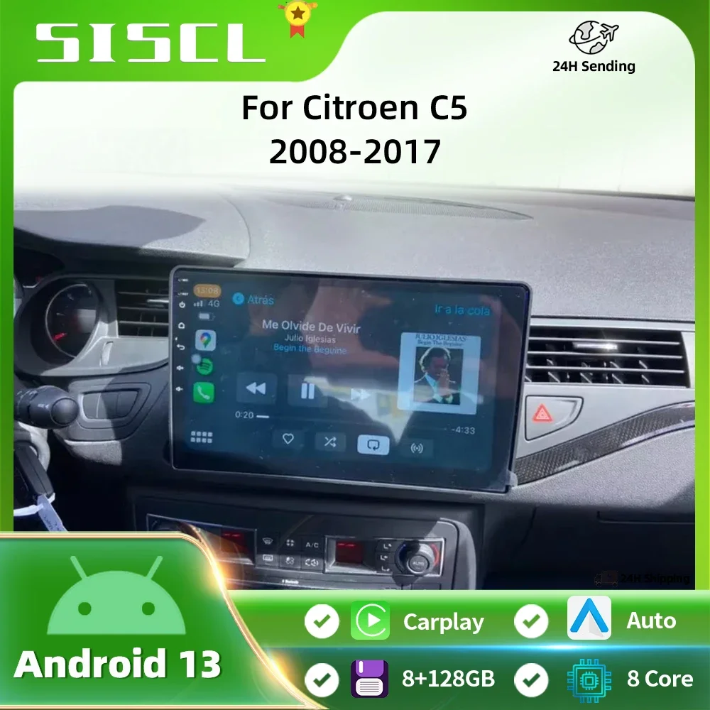 Автомагнитола с CarPlay и Android для Citroen C5 X7, мультимедийный видеоплеер с сенсорным экраном, навигация GPS, автостереосистема HIFI.
Автомагнитола с CarPlay и Android для Citroen C5 X7, мультимедийный видеоплеер с сенсорным экраном, навигация GPS, автостереосистема HIFI.