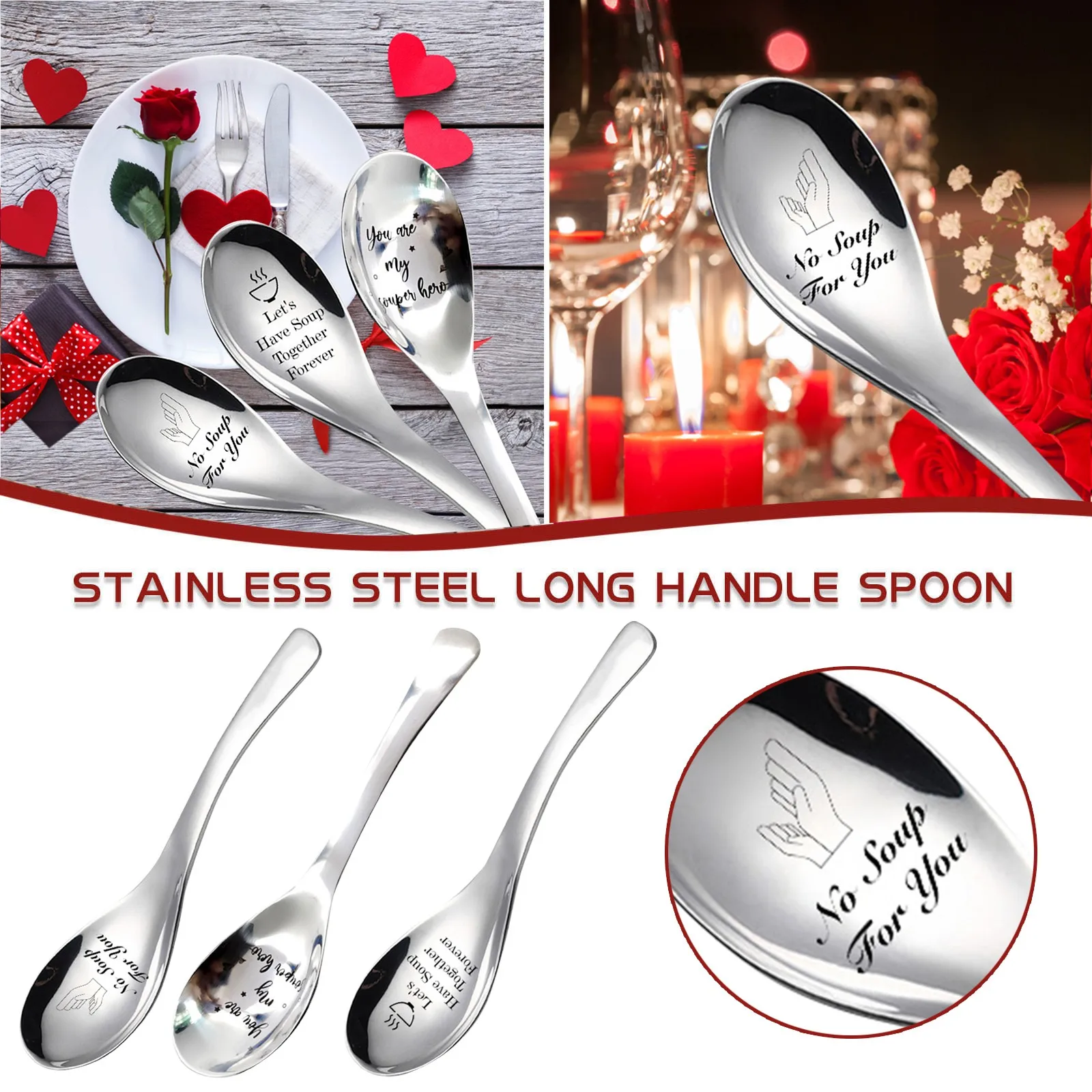 Present Wonderful Girlfriend And Soup Tableware For Lover Engraved Spoon Vintage Sisal Bag Dining Table Set New Table Runner Set
Present Wonderful Girlfriend And Soup Tableware For Lover Engraved Spoon Vintage Sisal Bag Dining Table Set New Table Runner Set