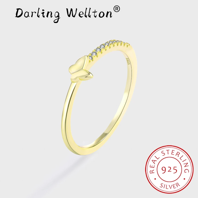 NEW Fashion 18k Gold Butterfly Full Diamond Couple Ring For Women Simple Bow Original Sterling Silver Anniversary Gift Jewelry
NEW Fashion 18k Gold Butterfly Full Diamond Couple Ring For Women Simple Bow Original Sterling Silver Anniversary Gift Jewelry