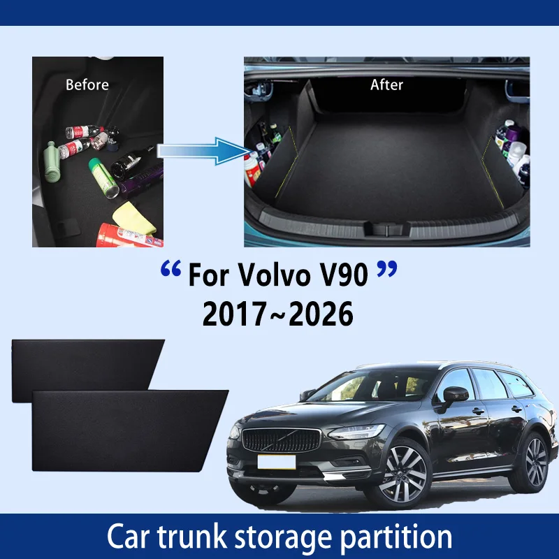Автомобильные аксессуары для Volvo V90 2017 ~ 2026, утолщенная перегородка для хранения багажника, многофункциональный органайзер для салона автомобиля
Автомобильные аксессуары для Volvo V90 2017 ~ 2026, утолщенная перегородка для хранения багажника, многофункциональный органайзер для салона автомобиля