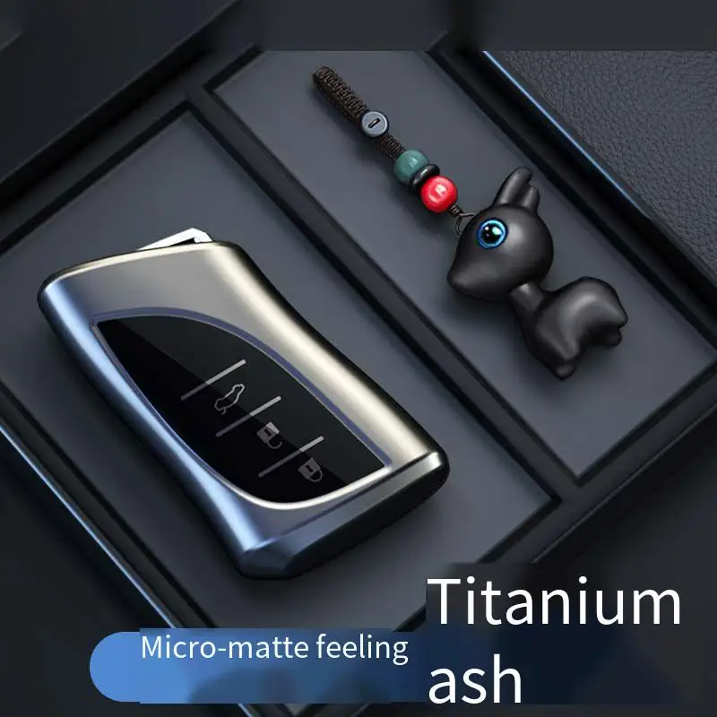 New Titanium Gray Car Key Case for Lexus NX ES UX US RC LX GX IS RX 200 250h 350h LS 450h 260h 300h UX200 Remote Key Cover Fob
New Titanium Gray Car Key Case for Lexus NX ES UX US RC LX GX IS RX 200 250h 350h LS 450h 260h 300h UX200 Remote Key Cover Fob
