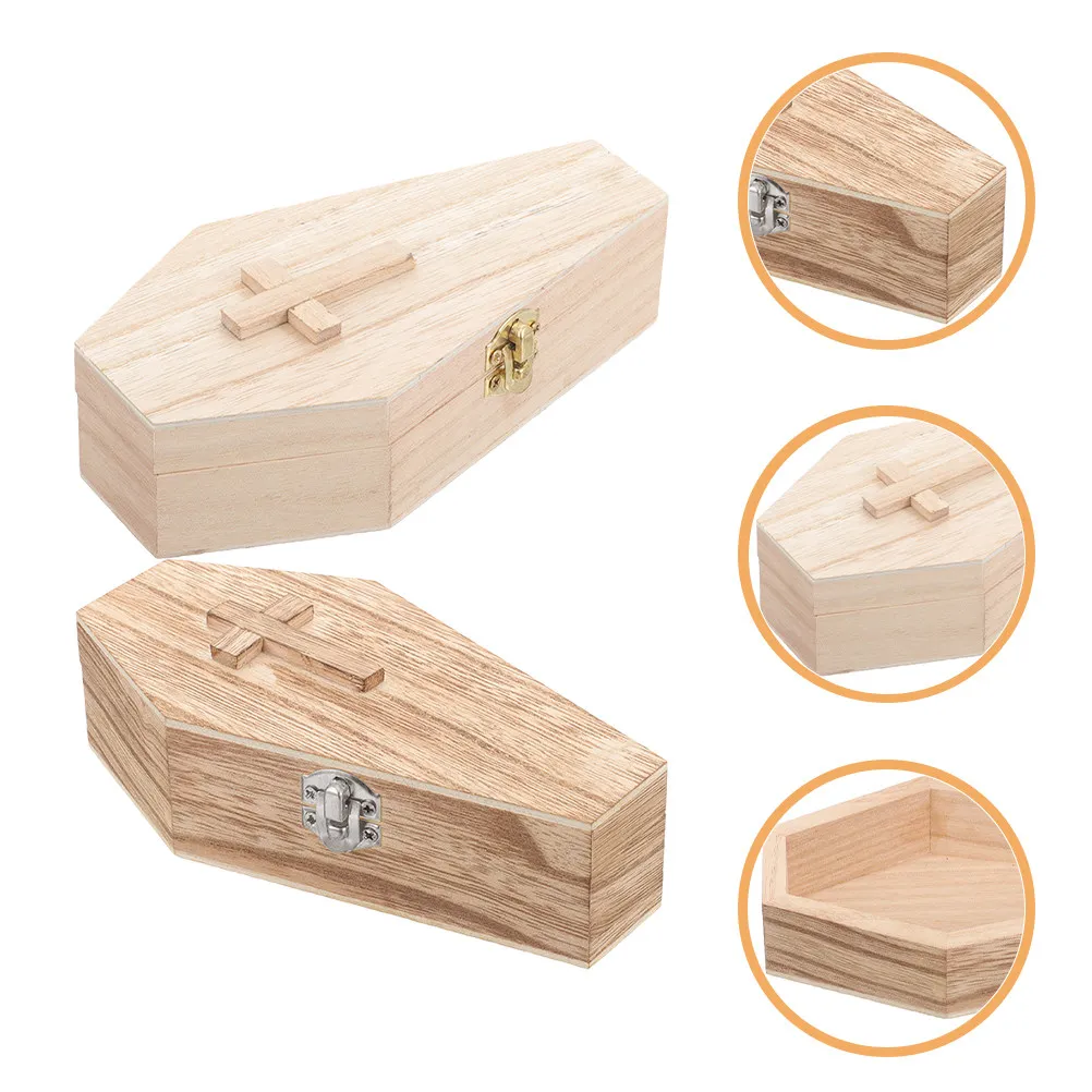 Coffin-shaped Jewelry Box Wooden Storage Box For Store Tea, Coffee Beans And Decorate Home Retro Buckle Wooden Box Hinged Lid
Coffin-shaped Jewelry Box Wooden Storage Box For Store Tea, Coffee Beans And Decorate Home Retro Buckle Wooden Box Hinged Lid