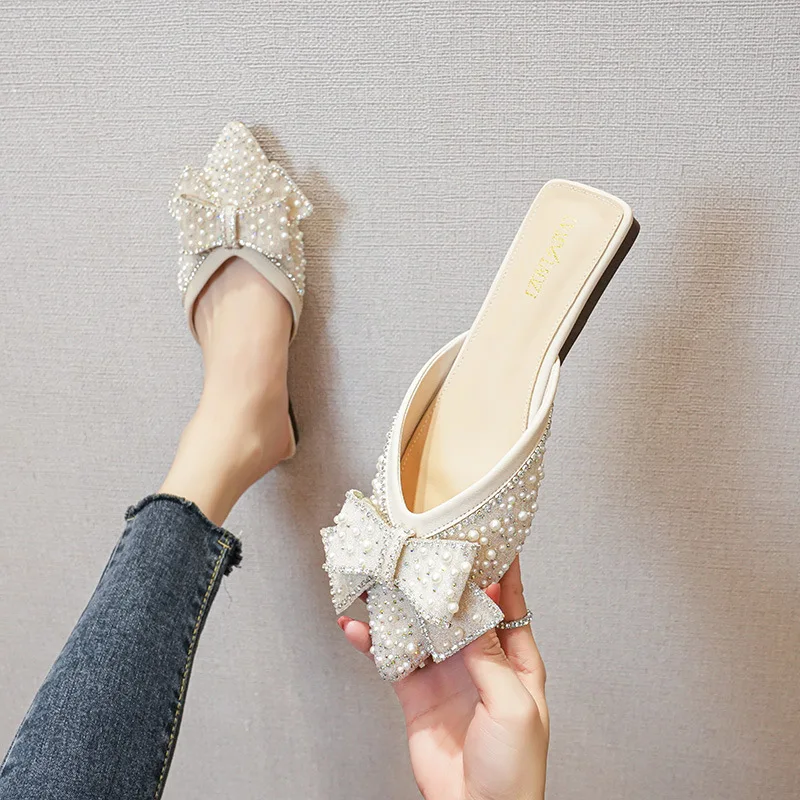 Women Fashion Flat Single Shoes Pointed Toe Shoes Flat Loafers Soft Sole Ladies Plus Size 33-43 High Heel Women's Slippers 4
Women Fashion Flat Single Shoes Pointed Toe Shoes Flat Loafers Soft Sole Ladies Plus Size 33-43 High Heel Women's Slippers 4