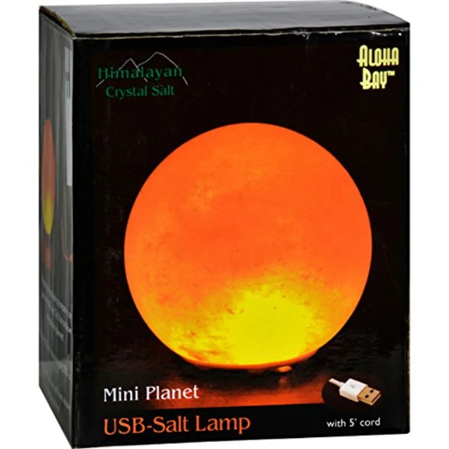 Mini Planet Salt Lamp - USB - 3 in
Mini Planet Salt Lamp - USB - 3 in