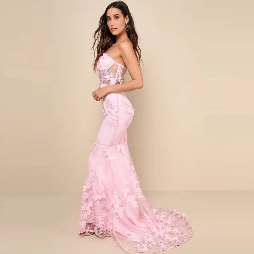 Sweetheart Mermaid Prom Dress 2026Lace Applique Embellished Bodice birthday dress Customized
Sweetheart Mermaid Prom Dress 2026Lace Applique Embellished Bodice birthday dress Customized