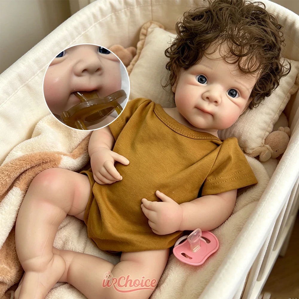 20inch Silicone Reborn Baby Bettie with Rooted Hair Flexible Poseable Lifelike Waterproof Doll for Emotional Support Elderly
20inch Silicone Reborn Baby Bettie with Rooted Hair Flexible Poseable Lifelike Waterproof Doll for Emotional Support Elderly