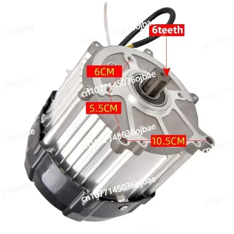 DC Brushless Motor 6-Slot 120 Differential Motor 12V-72V 700W Marine Voltage Motor Electric Vehicle Accessories
DC Brushless Motor 6-Slot 120 Differential Motor 12V-72V 700W Marine Voltage Motor Electric Vehicle Accessories