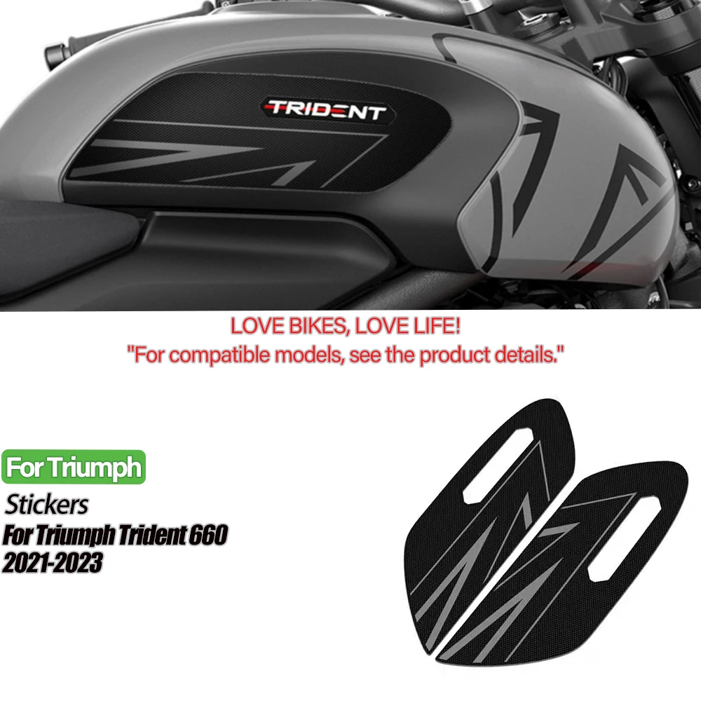 Motorcycle Stickers Side Tank Pad Protection Knee Grip for Triumph Trident 660 2021-2023, Moto Accessories Tank Protector Kit
Motorcycle Stickers Side Tank Pad Protection Knee Grip for Triumph Trident 660 2021-2023, Moto Accessories Tank Protector Kit