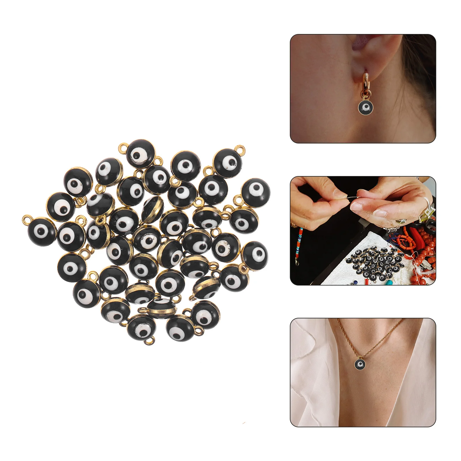 40 шт., подвески от сглаза из сплава, декоративные подвески, сделай сам, изготовление ювелирных изделий, браслеты, ожерелья, аксессуары, подвески от сглаза
40 шт., подвески от сглаза из сплава, декоративные подвески, сделай сам, изготовление ювелирных изделий, браслеты, ожерелья, аксессуары, подвески от сглаза