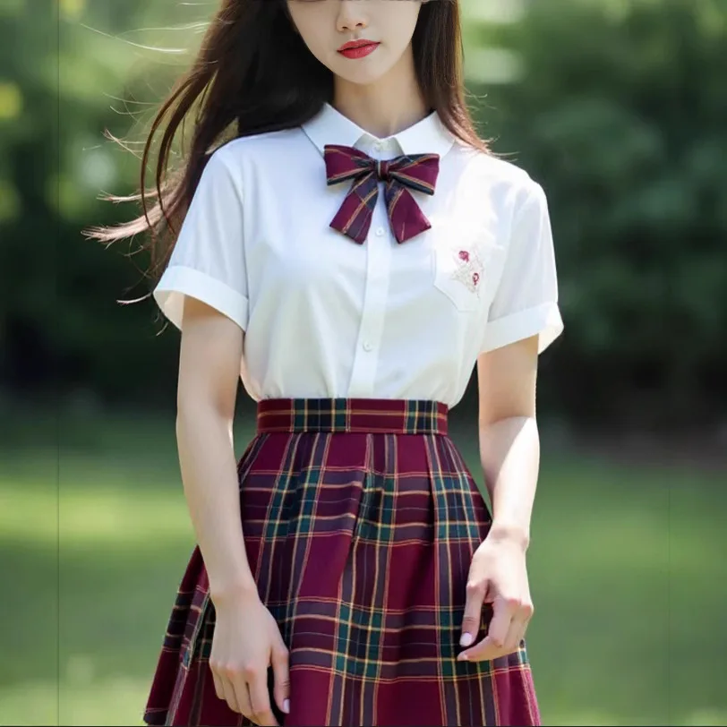 JK Uniform Summer Short Sleeve Japanese School Uniforms Girls Sailor Sets Pleated Skirt JK Uniform COS Costume
JK Uniform Summer Short Sleeve Japanese School Uniforms Girls Sailor Sets Pleated Skirt JK Uniform COS Costume