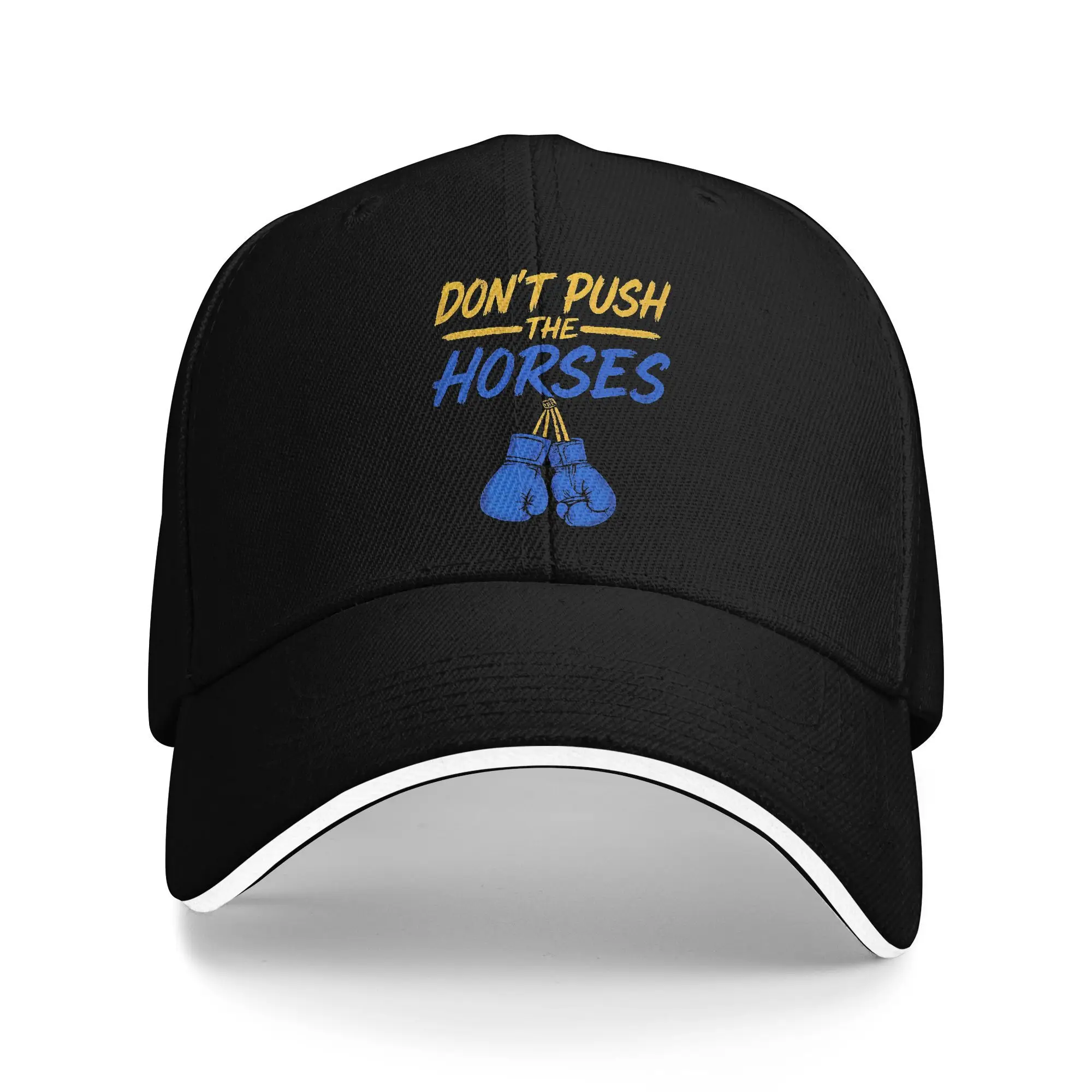 Don’t Push the Horses Accessories Men Women Baseball Cap Funny Meme Quote Dad Hat Retro Formal Headwear Adjustable Snapback Cap
Don’t Push the Horses Accessories Men Women Baseball Cap Funny Meme Quote Dad Hat Retro Formal Headwear Adjustable Snapback Cap