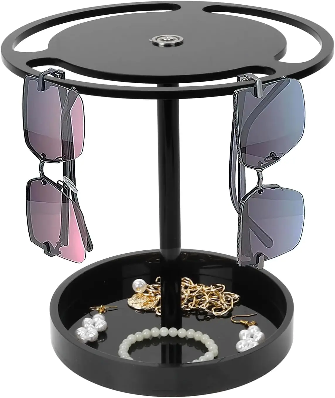 360° Rotating Glasses Display Stand w/Tray Acrylic Thickness Desktop Glasses Display Stand Sunglasses Stocker Desktop Organizer
360° Rotating Glasses Display Stand w/Tray Acrylic Thickness Desktop Glasses Display Stand Sunglasses Stocker Desktop Organizer