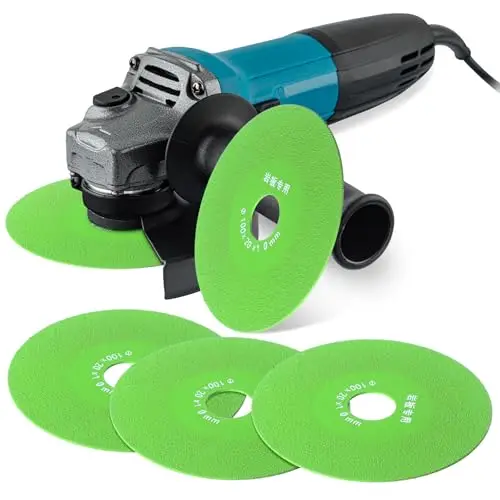 1pc 4'' Rock Slab Grinding Disc Glass Cutting Disc for Angle Grinder Diamond Saw Blade for Ceramic Tile,Marble Edge Trimming
1pc 4'' Rock Slab Grinding Disc Glass Cutting Disc for Angle Grinder Diamond Saw Blade for Ceramic Tile,Marble Edge Trimming