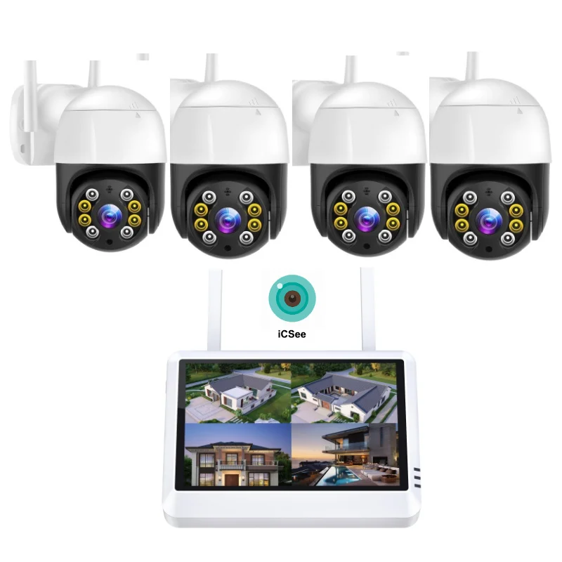 8CH 4MP 3MP Wireless NVR PTZ Outdoor Security Camera System Kit With Two-Way Audio IP66 Waterproof WiFi
8CH 4MP 3MP Wireless NVR PTZ Outdoor Security Camera System Kit With Two-Way Audio IP66 Waterproof WiFi