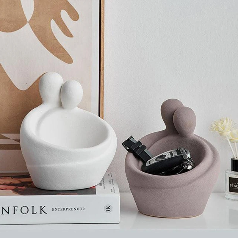 Lovers Statue With Bowl Storage Box For Keys Jewelry Figurine Resin Home Decor Table Decoration Sulpture
Lovers Statue With Bowl Storage Box For Keys Jewelry Figurine Resin Home Decor Table Decoration Sulpture
