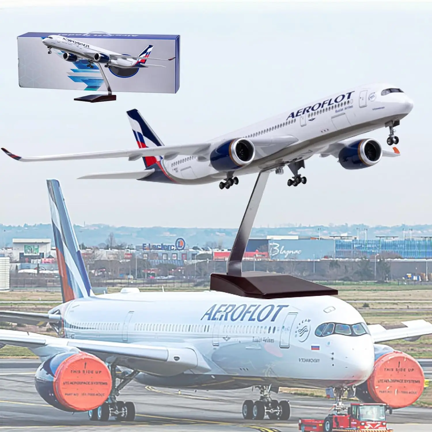47cm Russia A350 Airplane Model Toy Kits with Display Stand And Wheel Diecast Rrsin Plane Model for Collections and Displays
47cm Russia A350 Airplane Model Toy Kits with Display Stand And Wheel Diecast Rrsin Plane Model for Collections and Displays