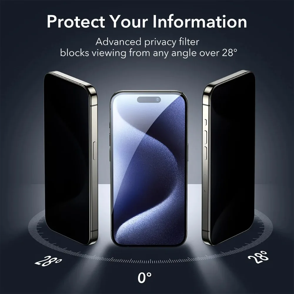 3Pcs Full Cover Privacy Tempered Glass for iPhone 17 16 15 14 Pro Max Air 13 12 11 Pro 16 15 Plus Anti-Scratch Screen Protector
3Pcs Full Cover Privacy Tempered Glass for iPhone 17 16 15 14 Pro Max Air 13 12 11 Pro 16 15 Plus Anti-Scratch Screen Protector