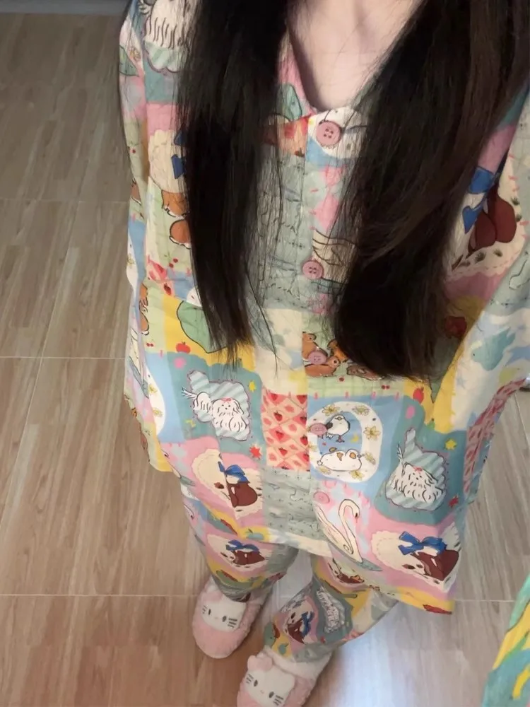 Pajama Sets Orange Women Halloween European Charming Loose-Fit Christmas Long-Sleeved Colorable Kawaii Funny Chinese Flower 2026
Pajama Sets Orange Women Halloween European Charming Loose-Fit Christmas Long-Sleeved Colorable Kawaii Funny Chinese Flower 2026