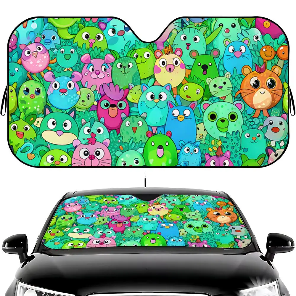art C-Cartoon Animals Sun Visor Car Windshield Sun Visor - Foldable Universal Fit UV Block Heat Insulation Sunshade
art C-Cartoon Animals Sun Visor Car Windshield Sun Visor - Foldable Universal Fit UV Block Heat Insulation Sunshade
