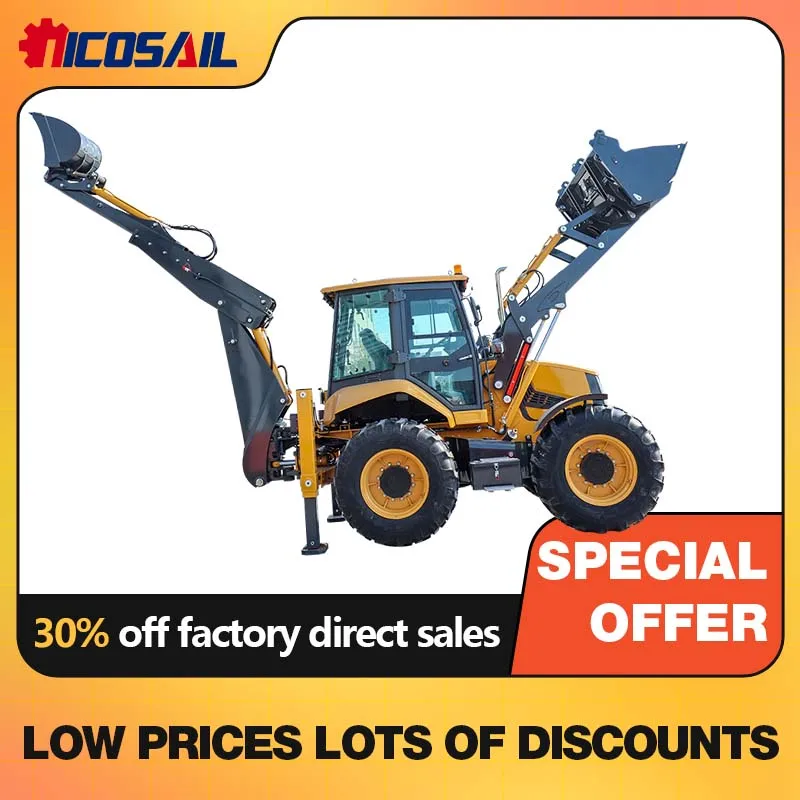 Factory Price Backhoe Excavator with Front Loader and Wheel Loader September Promotion
Factory Price Backhoe Excavator with Front Loader and Wheel Loader September Promotion