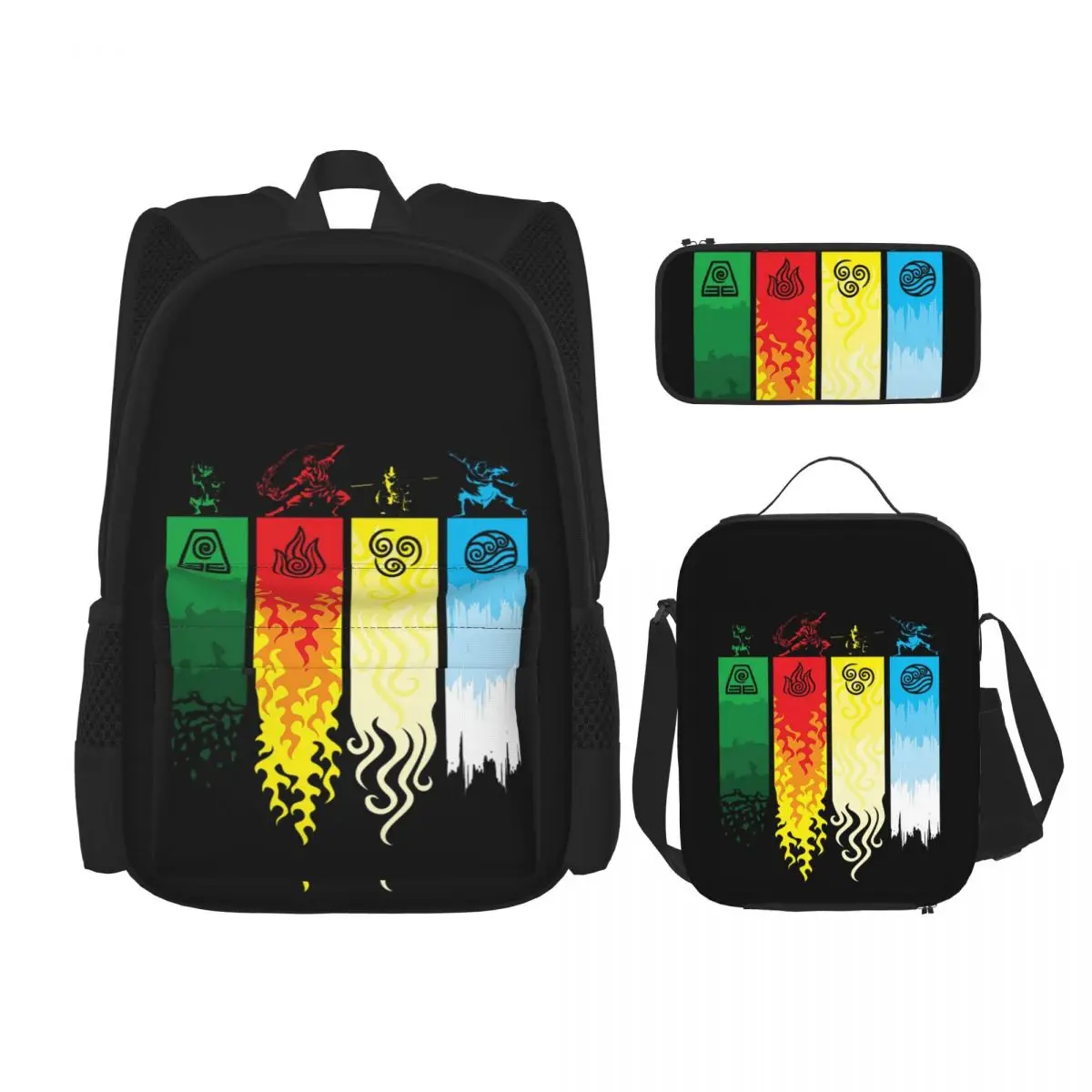 Avatar The Last Airbender Backpacks Boys Girls Bookbag Children School Bags Kids Rucksack Lunch Bag Pen Bag Three-Piece Set
Avatar The Last Airbender Backpacks Boys Girls Bookbag Children School Bags Kids Rucksack Lunch Bag Pen Bag Three-Piece Set