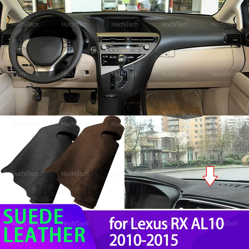 Для Lexus RX AL10 RX270 RX350 RX450h 2010-2015 анти-УФ-замшевый кожаный коврик для приборной панели, черный козырек от солнца, ковер, нескользящая накладка
Для Lexus RX AL10 RX270 RX350 RX450h 2010-2015 анти-УФ-замшевый кожаный коврик для приборной панели, черный козырек от солнца, ковер, нескользящая накладка