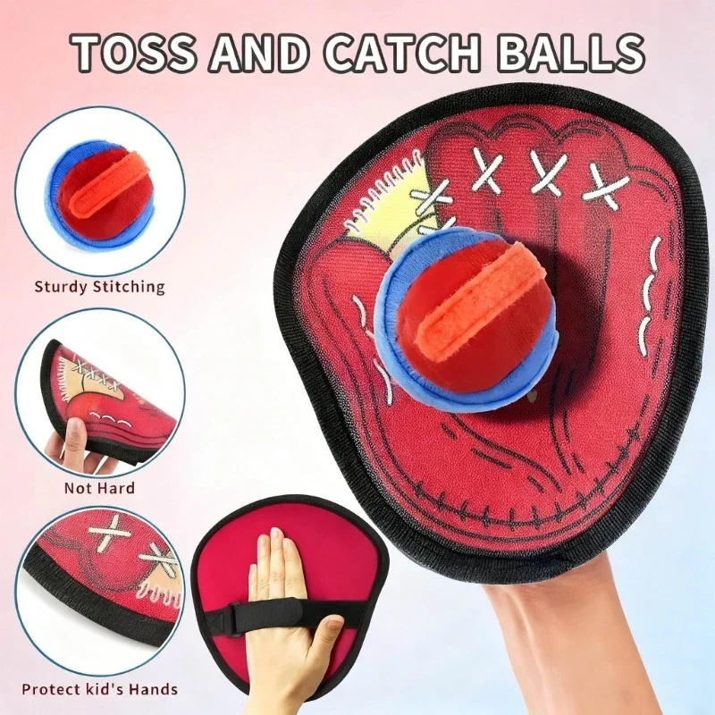Interactive Throwing Catching Sports Toy For Children Adjustable Wristbands Enhances Hand Eye Coordination Outdoor Fun 24BD
Interactive Throwing Catching Sports Toy For Children Adjustable Wristbands Enhances Hand Eye Coordination Outdoor Fun 24BD