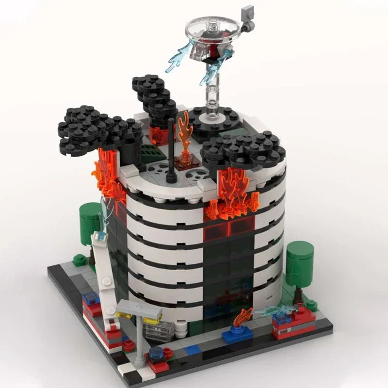 598pcs MOC Modular Disaster 1 Modular Buildings Building Blocks Christmas Gift Display Ready Collector Edition Perfect
598pcs MOC Modular Disaster 1 Modular Buildings Building Blocks Christmas Gift Display Ready Collector Edition Perfect