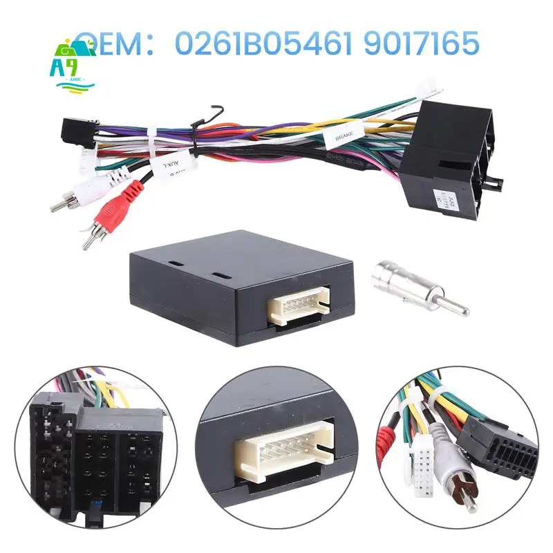 A09E-Car Android Radio Canbus Cable Power Wiring Harness Socket Adapter With CAN Bus Decoder For Alfa Romeo 147 159 Easy To Use
A09E-Car Android Radio Canbus Cable Power Wiring Harness Socket Adapter With CAN Bus Decoder For Alfa Romeo 147 159 Easy To Use