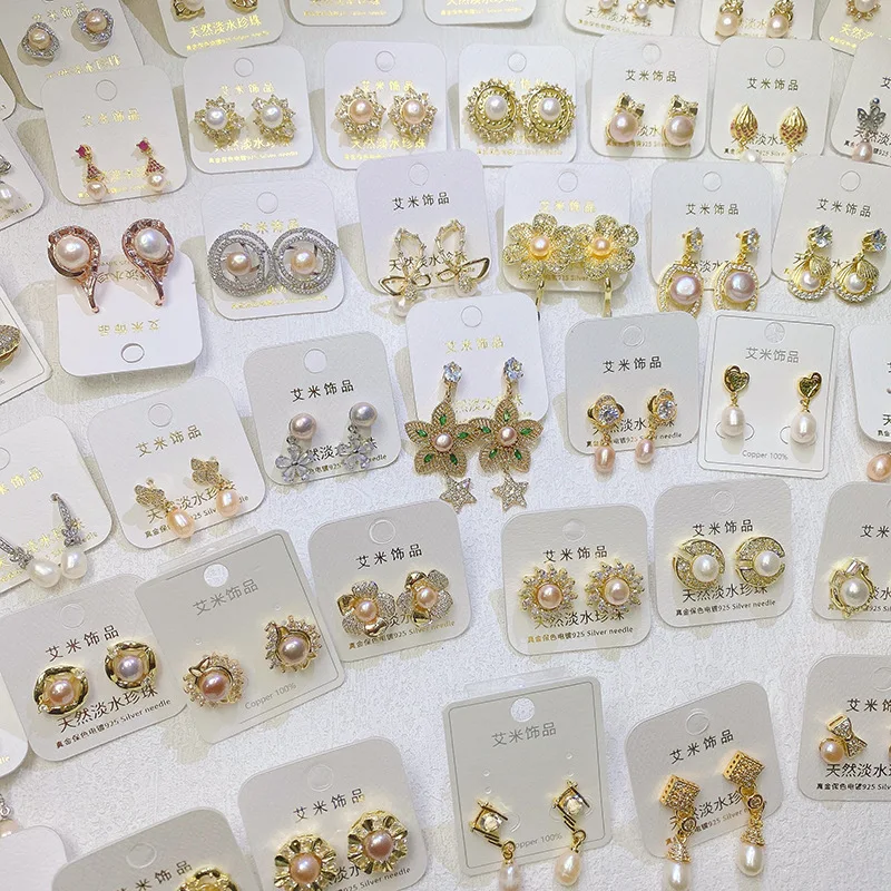 20/50 pairs/Lot Wholesale Mix Style Luxury Pearl Stud Earrings Copper Zircon Butterfly Bow Flower Dangle Ear Jewelry Women Gifts
20/50 pairs/Lot Wholesale Mix Style Luxury Pearl Stud Earrings Copper Zircon Butterfly Bow Flower Dangle Ear Jewelry Women Gifts