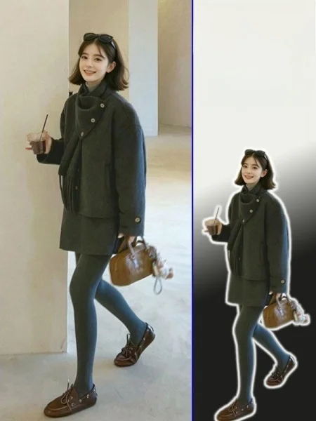 Модное шерстяное пальто больших размеров для женщин: уникальный ретро-стиль, новинка весенней коллекции, повседневная одежда, двубортное.
Модное шерстяное пальто больших размеров для женщин: уникальный ретро-стиль, новинка весенней коллекции, повседневная одежда, двубортное.