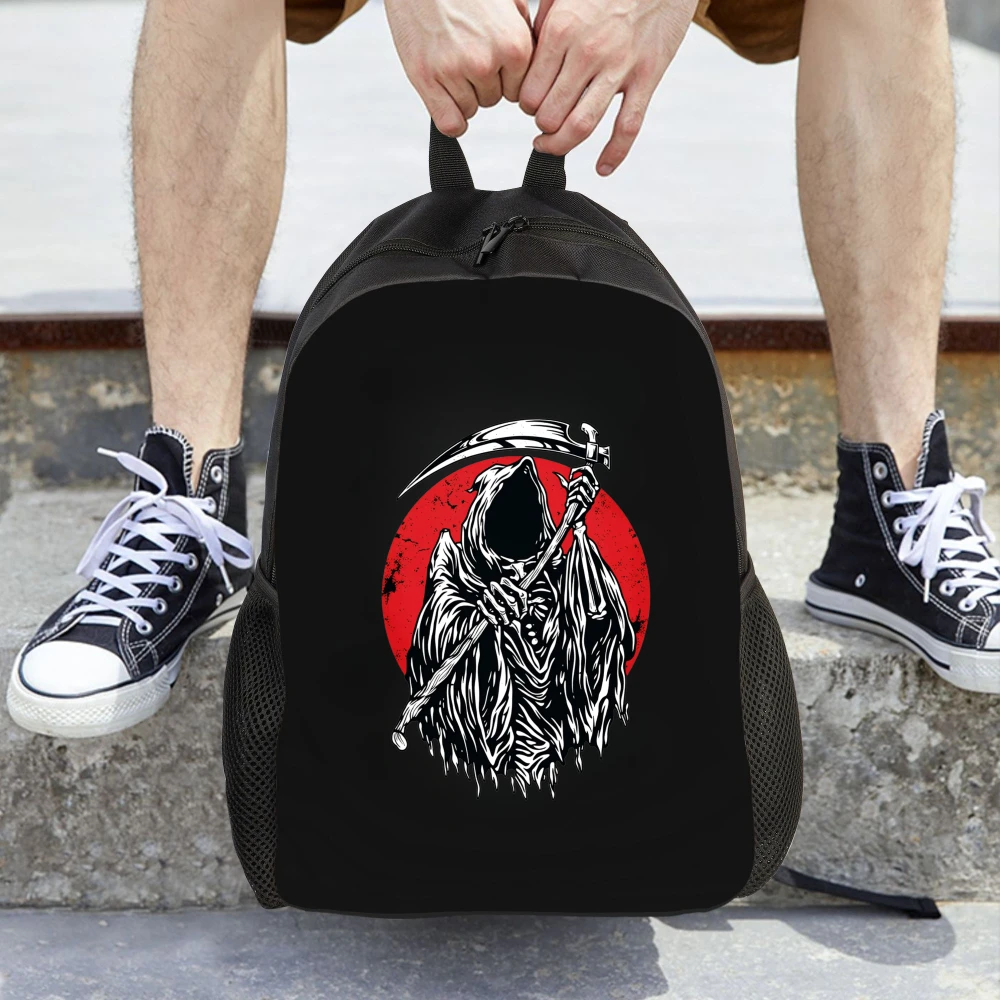 College Backpacks for Women Grim Reaper with Scythe | Large Capacity, Photography Backpack, Comfortable & Stylish for School, Travel, and Outdoor Activities, Lightweight with Adjustable Straps, Lining, Zip Closure, Ideal for Valentine's Day Gifts
College Backpacks for Women Grim Reaper with Scythe | Large Capacity, Photography Backpack, Comfortable & Stylish for School, Travel, and Outdoor Activities, Lightweight with Adjustable Straps, Lining, Zip Closure, Ideal for Valentine's Day Gifts