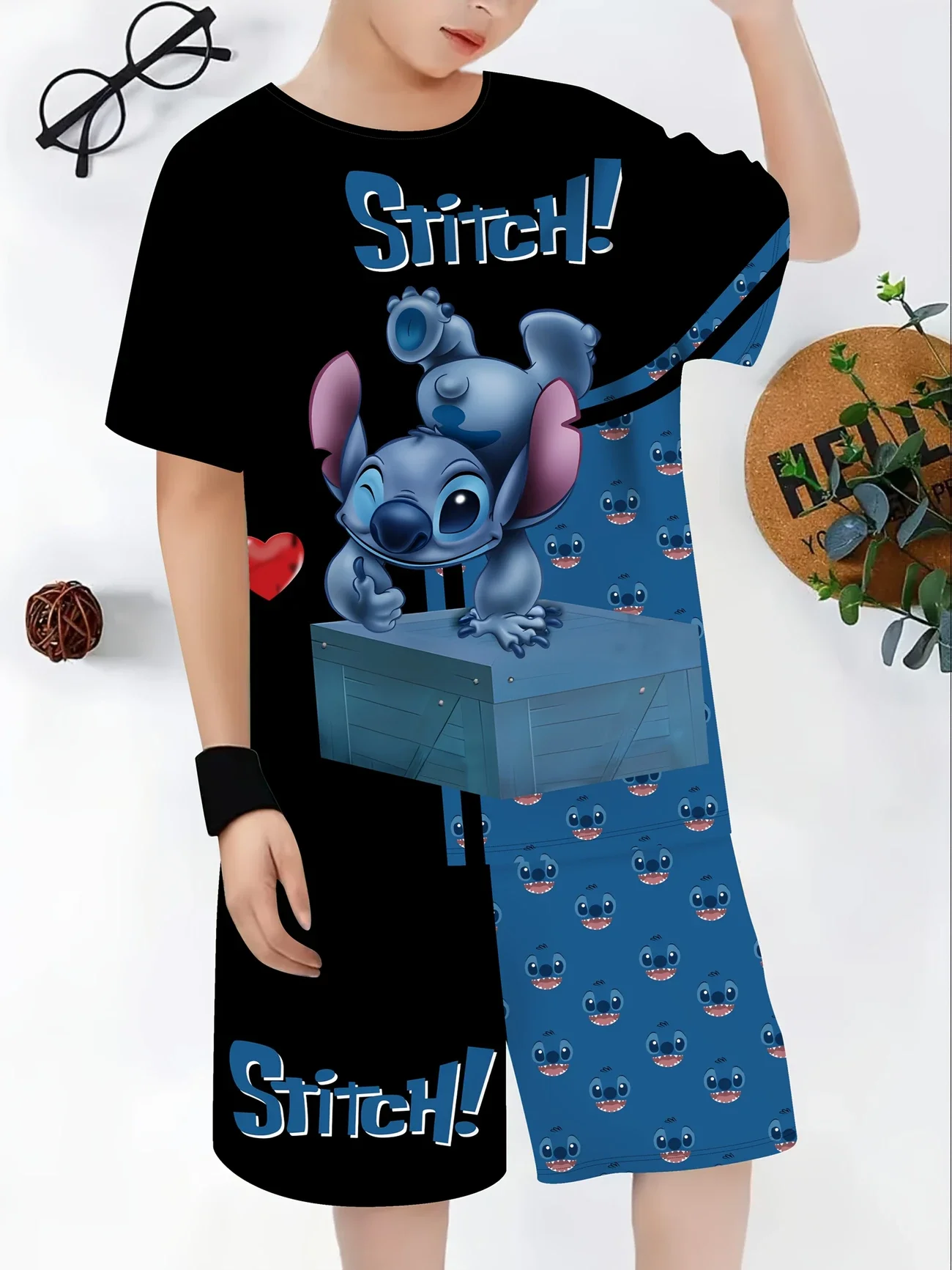 Футболка Disney Stitch с 3D мультяшным принтом и короткими рукавами, милая детская повседневная модная футболка для активного отдыха, топ
Футболка Disney Stitch с 3D мультяшным принтом и короткими рукавами, милая детская повседневная модная футболка для активного отдыха, топ
