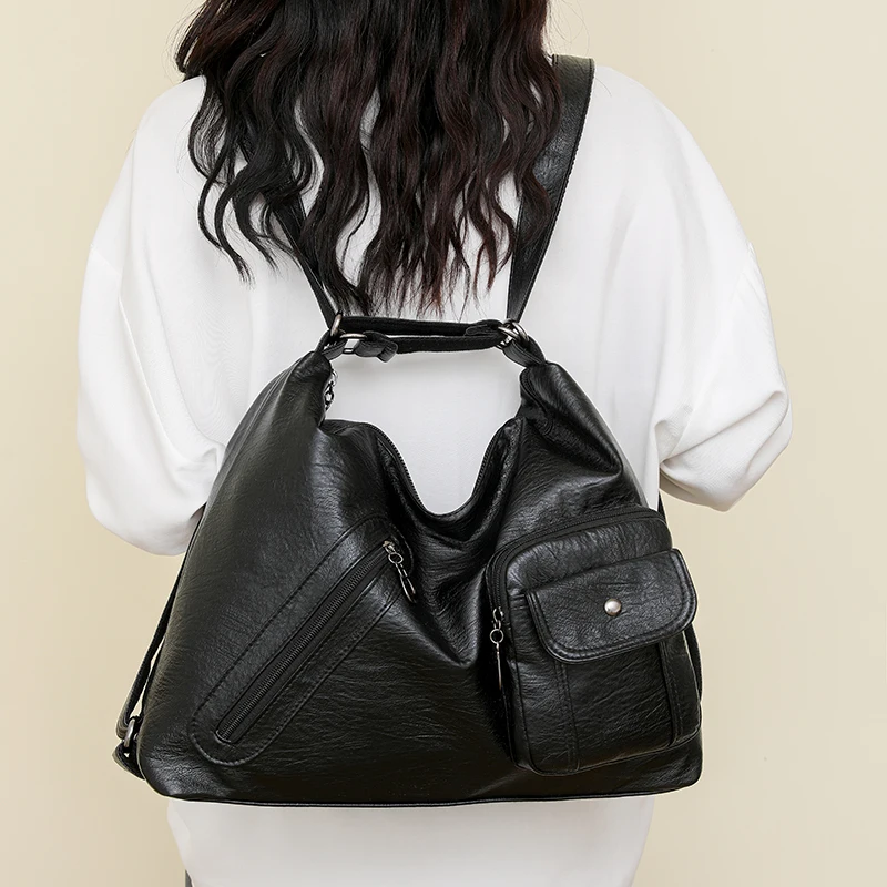 Large Backpack Multifunction Women Backpacks Leather School Bags For Teenage Girls Shoulder Bag Ladies Travel Backpack Mochilas
Large Backpack Multifunction Women Backpacks Leather School Bags For Teenage Girls Shoulder Bag Ladies Travel Backpack Mochilas