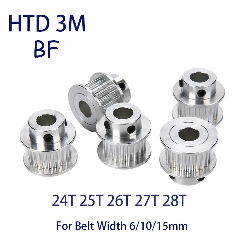 1Pcs 3M BF Timing Pulley 24T 25T 26T 27T 28T Teeth Bore 4mm-14mm Belt Width 6/10/15mm 3D Printer 3M Transmission Belt Pulley
1Pcs 3M BF Timing Pulley 24T 25T 26T 27T 28T Teeth Bore 4mm-14mm Belt Width 6/10/15mm 3D Printer 3M Transmission Belt Pulley