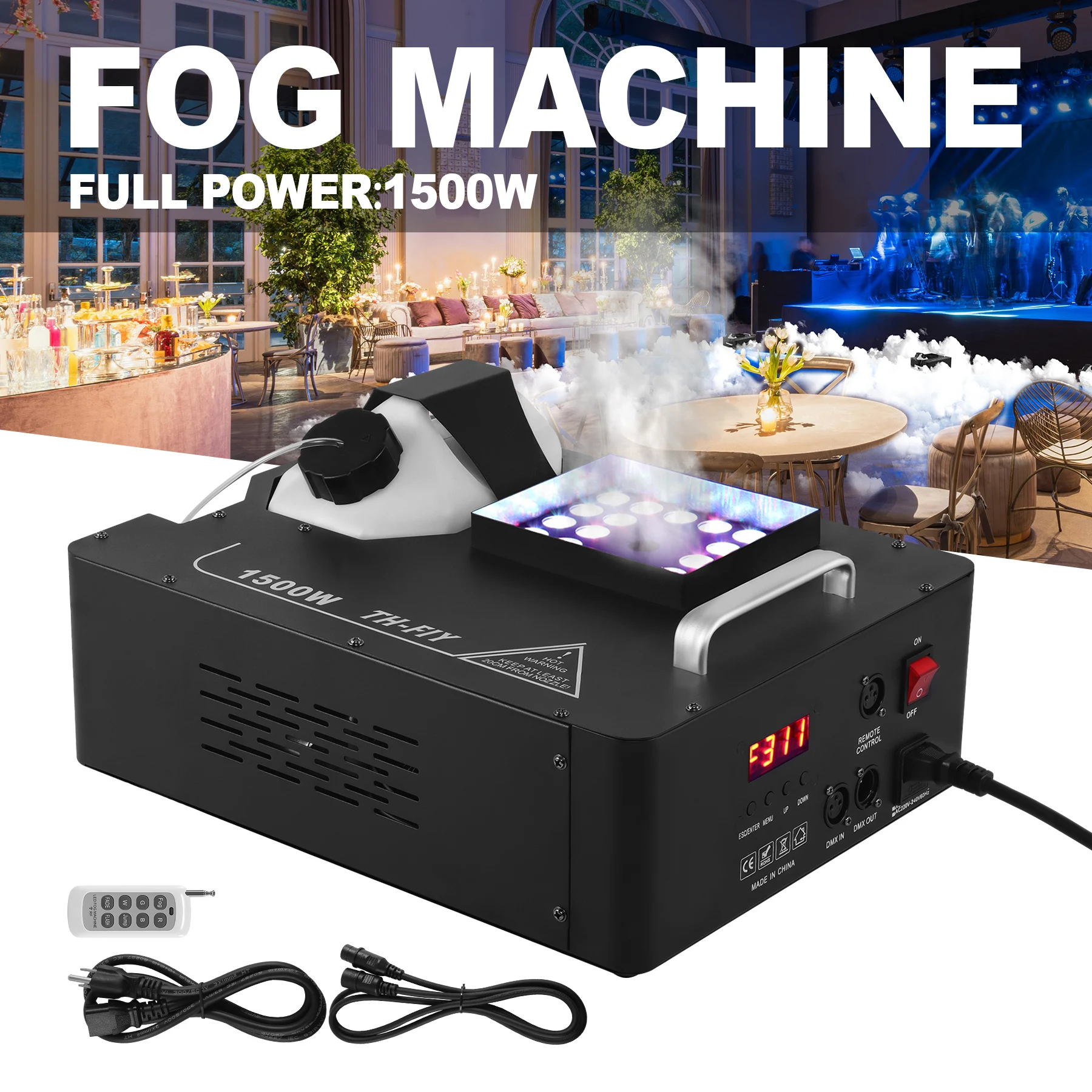 1500w туманная машина 24LED вертикальная дымная машина сценное освещение DMX удаленная вертикальная туманная для дискотеки музыка вечеринка свадьба
1500w туманная машина 24LED вертикальная дымная машина сценное освещение DMX удаленная вертикальная туманная для дискотеки музыка вечеринка свадьба