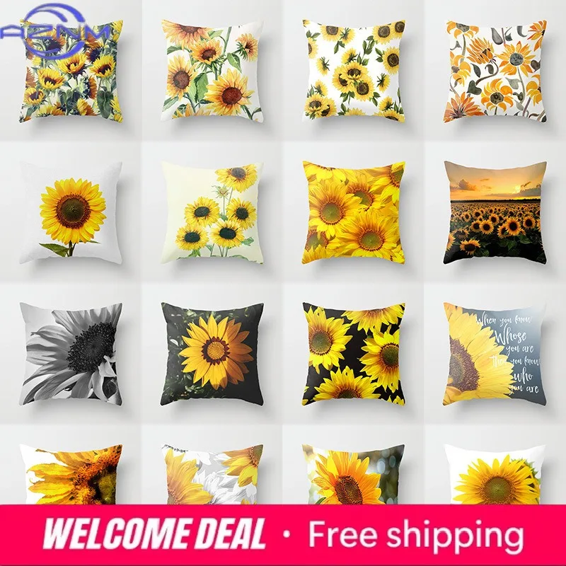Sunflower Cushion Cover Summer Sofa Pillow Bedroom Home Decor Car Office
Sunflower Cushion Cover Summer Sofa Pillow Bedroom Home Decor Car Office