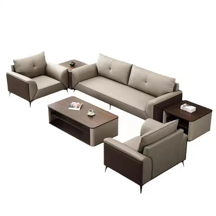 Office sofa, leather business lounge area, VIP reception, bank meeting room, sofa coffee table combination set 
Office sofa, leather business lounge area, VIP reception, bank meeting room, sofa coffee table combination set